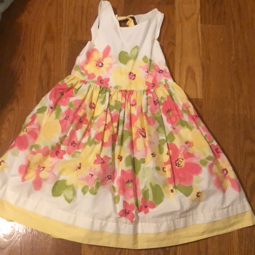 Girls flower print dress